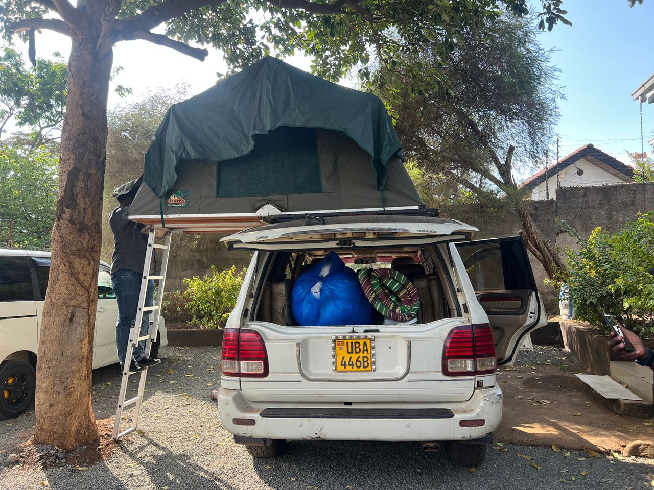 best Uganda Self Drive - V8 with rooftop tent